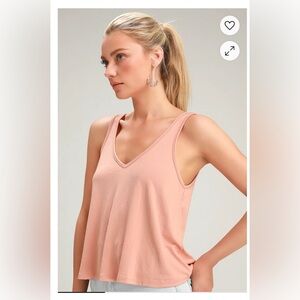 Lulus Basics Blush Pink Tank Top